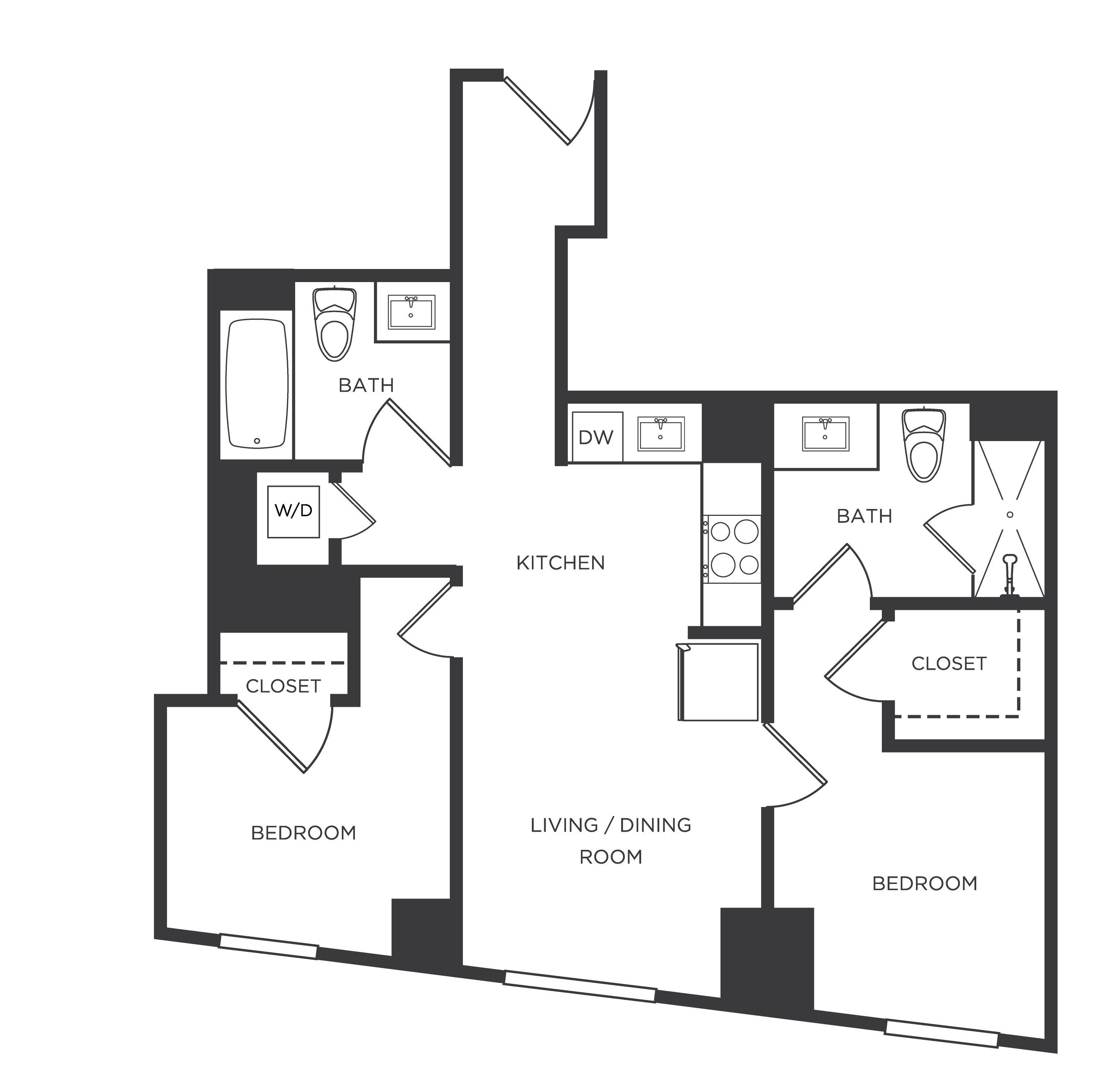Floor Plan Image of Apartment Apt 0909